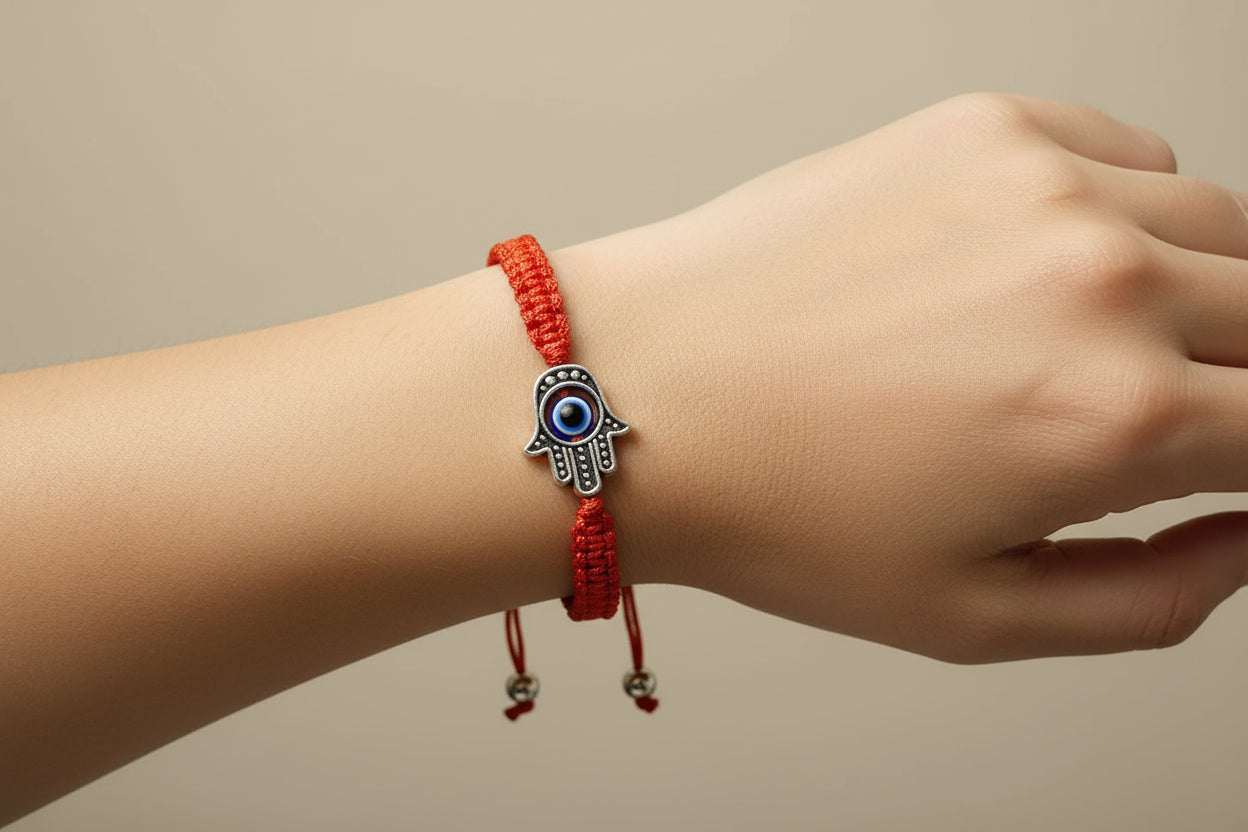 Red evil eye bracelet