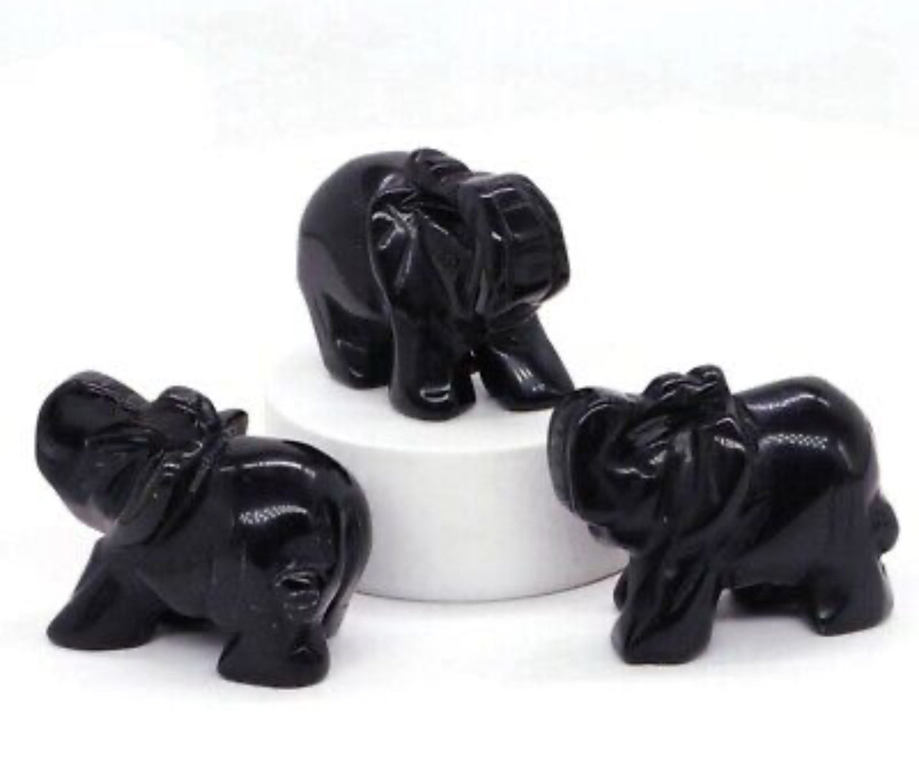 Obsidian elephants