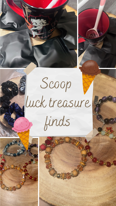 Scoops of treausure( it could be scrunchie,bracelets of differents kinds) (Unlimited time only)