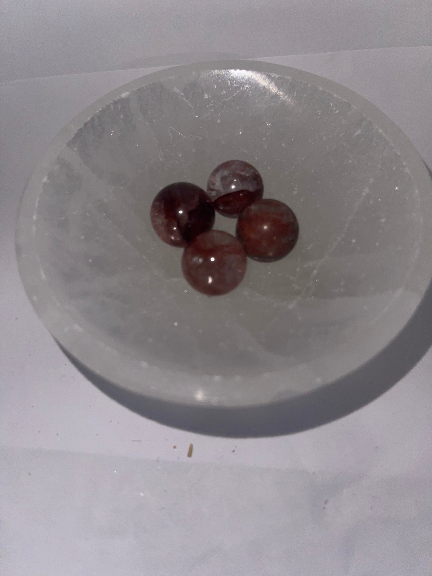 Mini strawberry spheres