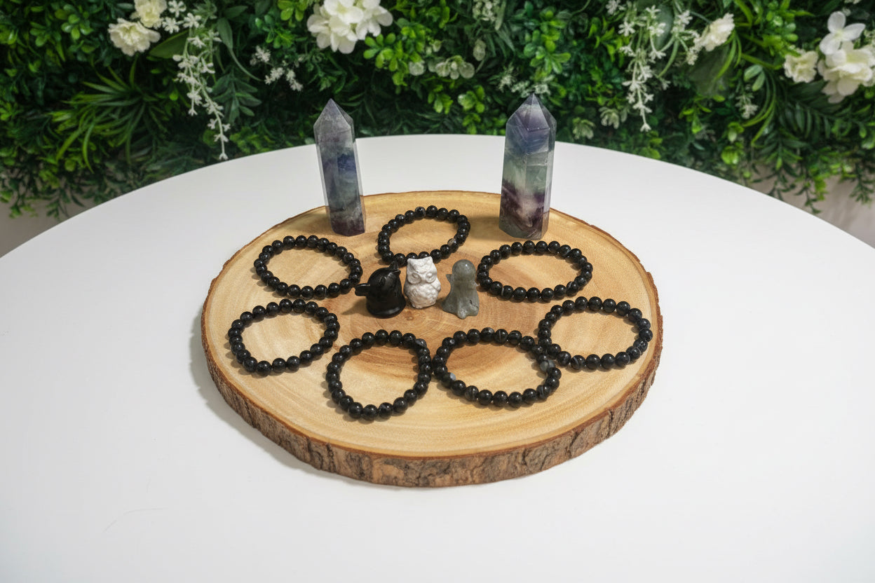 Black lace Agate Bracelet