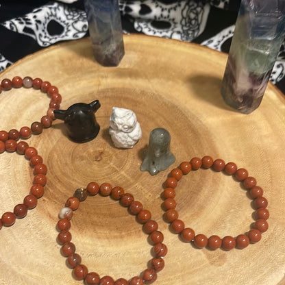 Red Jaspers Bracelet 8mm