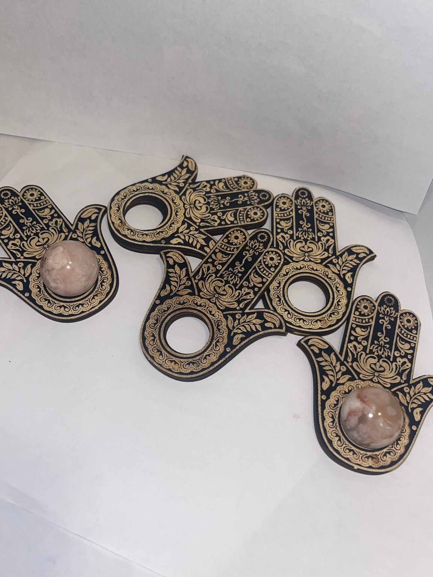 Evil eye sphere stands