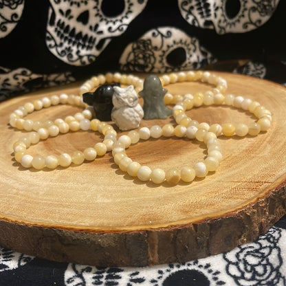 yellow calcite bracelet