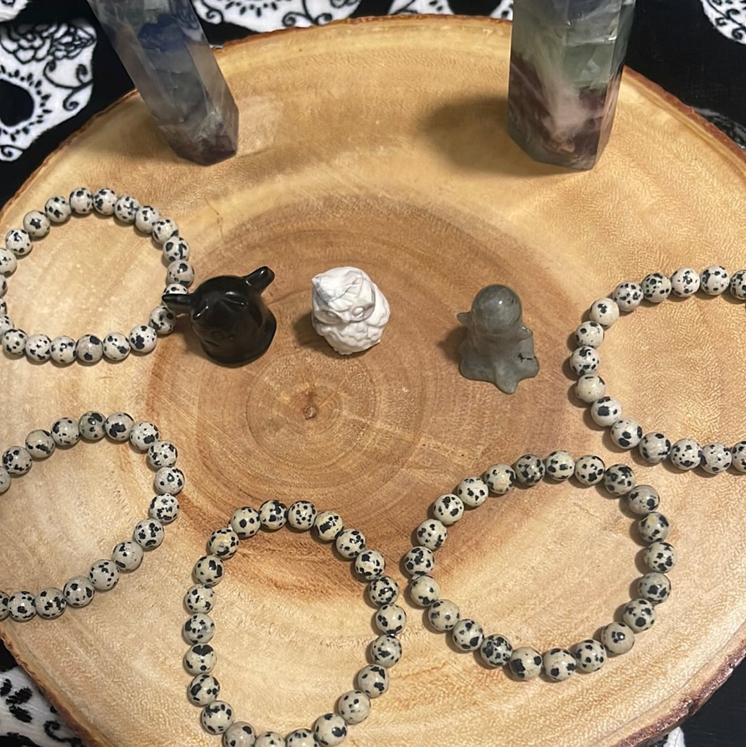 Dalmatian  jasper Bracelets