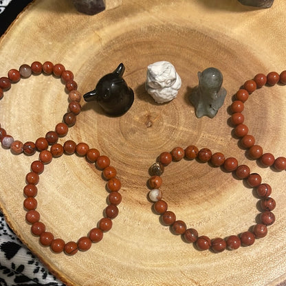 Red Jaspers Bracelet 8mm
