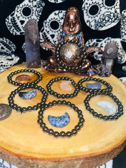 Black onyx agate bracelet ( 8mm) Coming