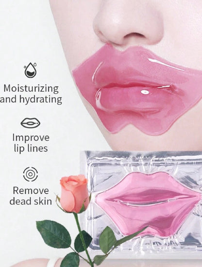 Crystals rose lip plump