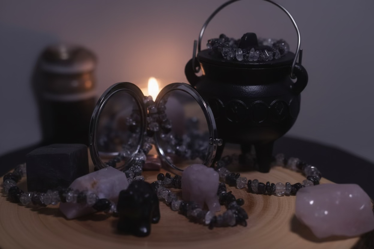 Tourmaline chips bracelet