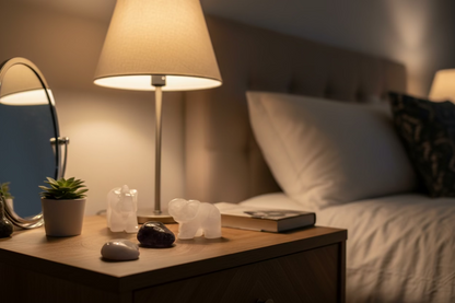 Clear Quartz elephants