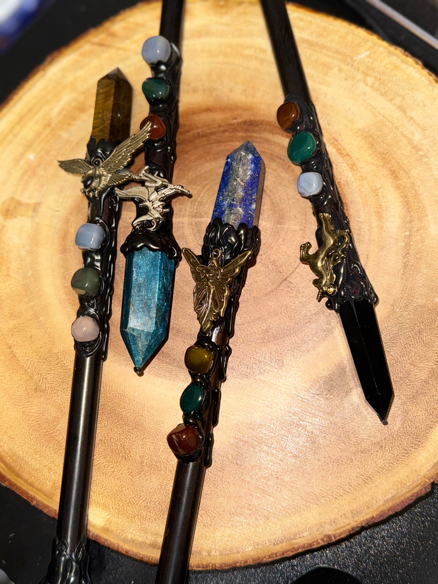 Crystals wands / brooms