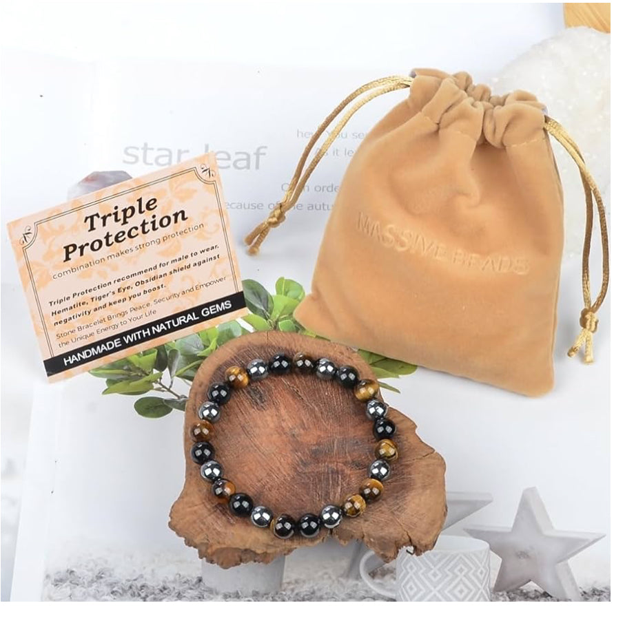 Triple protection bracelet