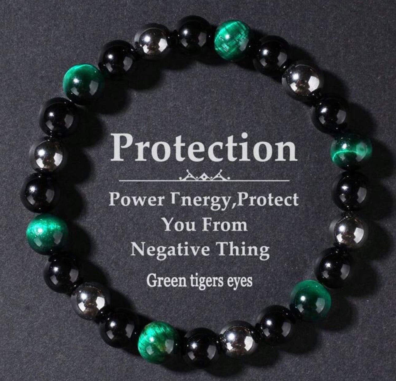 Shiny protection bracelet