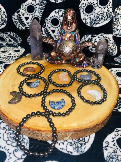 Black onyx agate bracelet ( 8mm) Coming