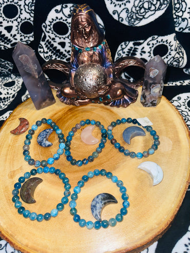 Blue apatite Bracelet