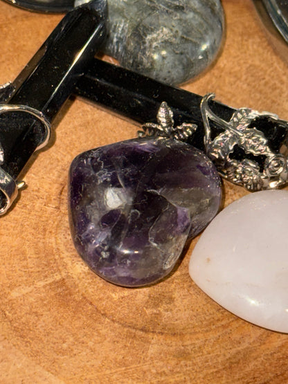 Black obsidian necklace