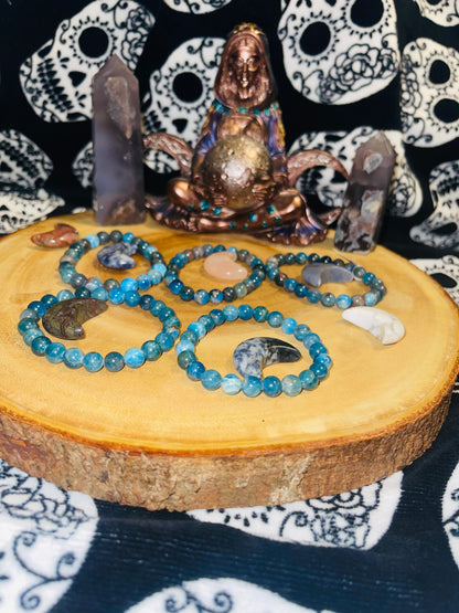 Blue apatite Bracelet