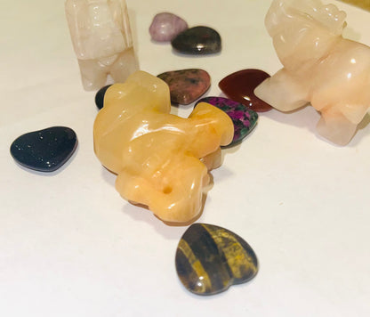 Yellow jade quartz