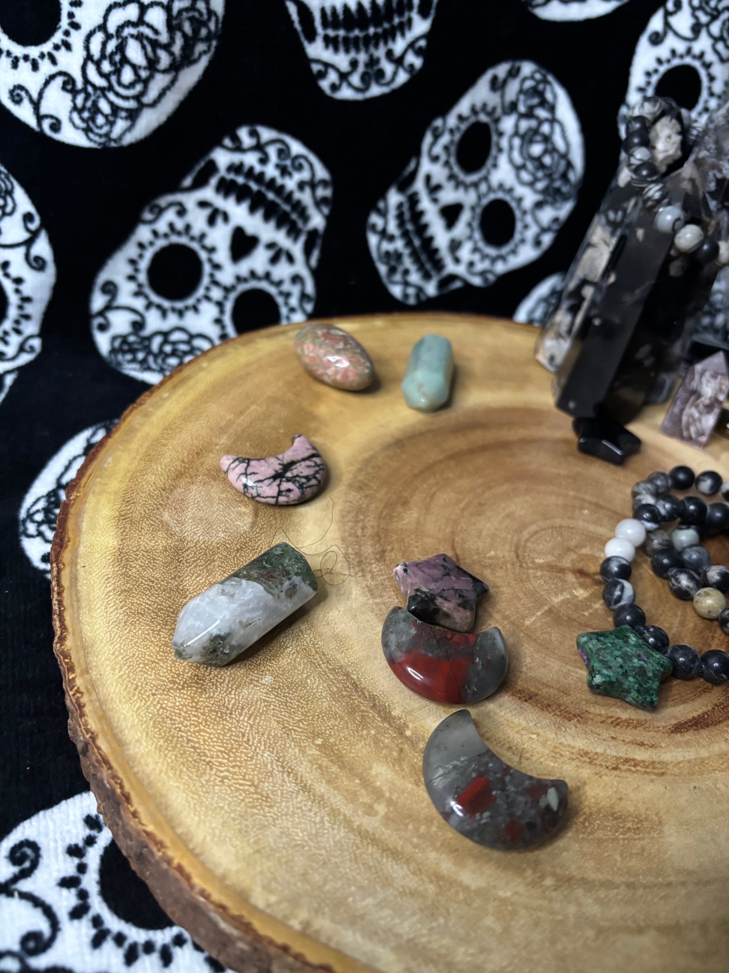 Blck & white spiderweb Brclt