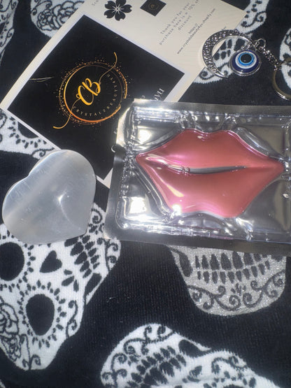 Crystals rose lip plump