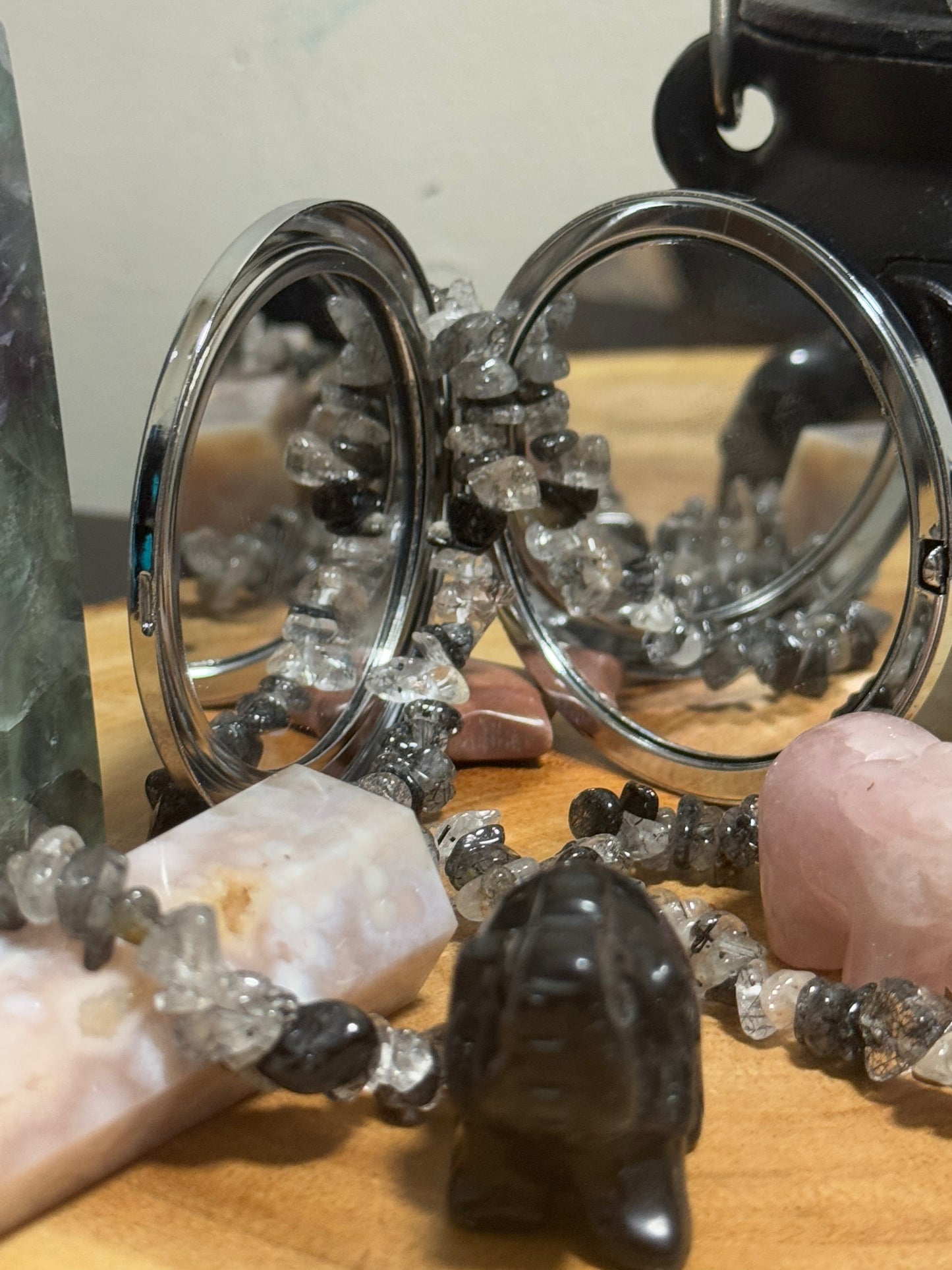 Tourmaline chips bracelet