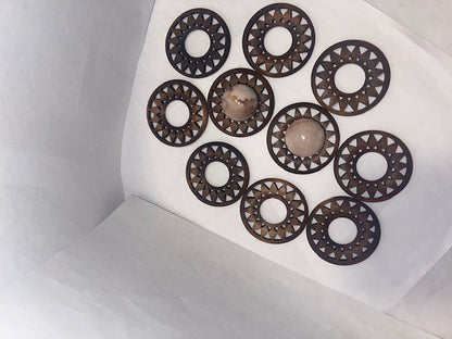 chocolate spheres stands