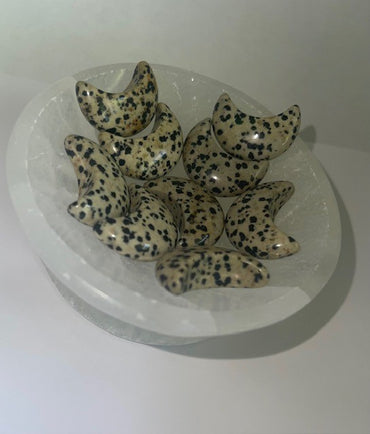 dalmation halfmoon  carved