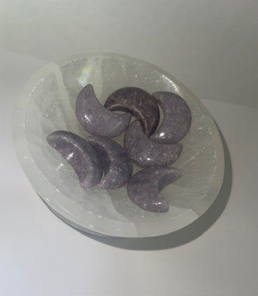 dark amethys carved halfmoon