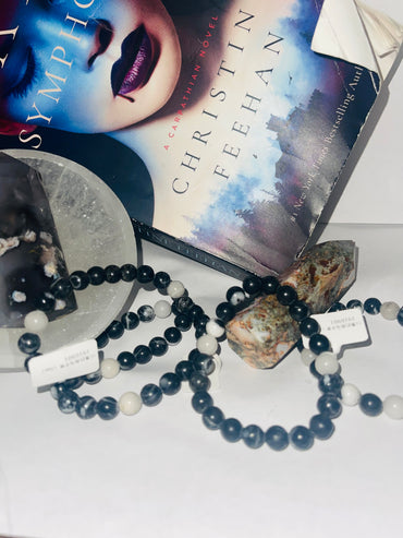 Zebra agate bracelet