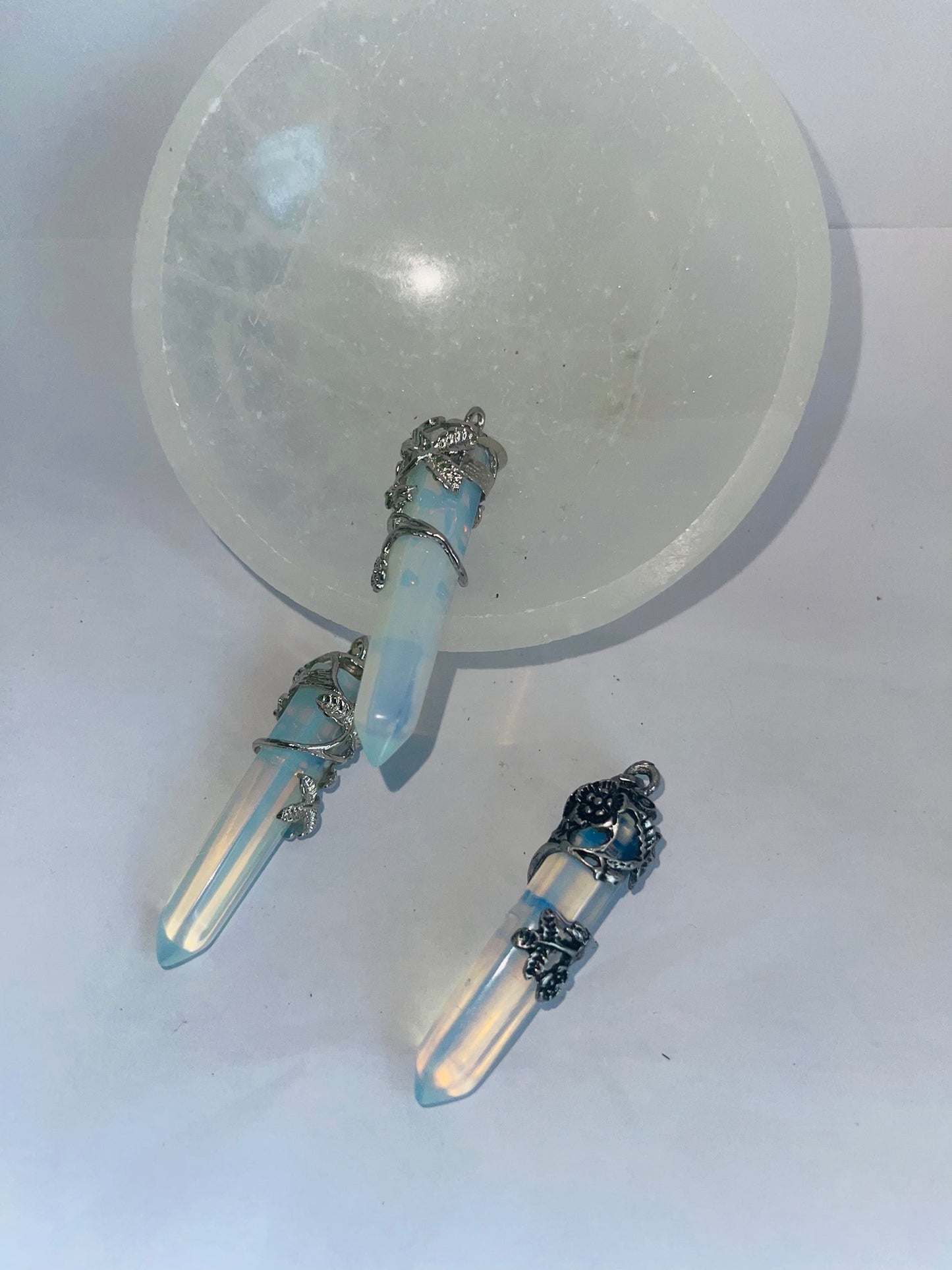 Clear quartz pendant