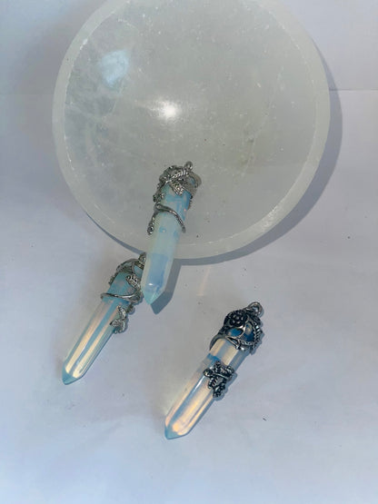 Clear quartz pendant