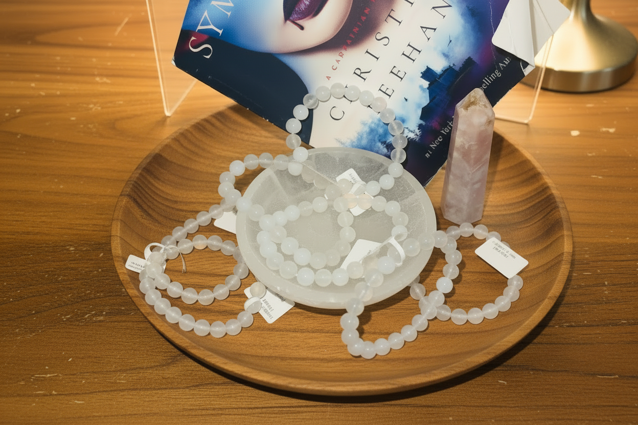 white Chalcedony Bracelet