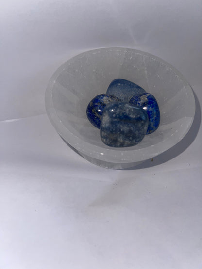 Lapiz lazuli carved tumbles