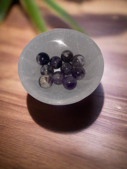 Amethyst quartz sphere