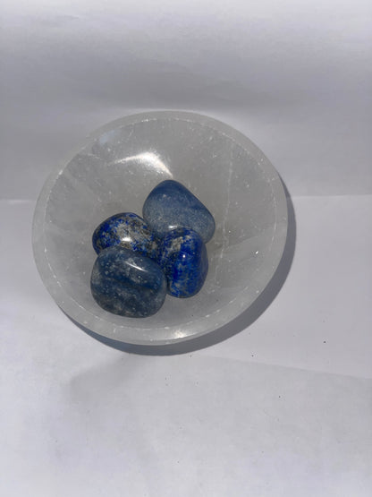 Lapiz lazuli carved tumbles
