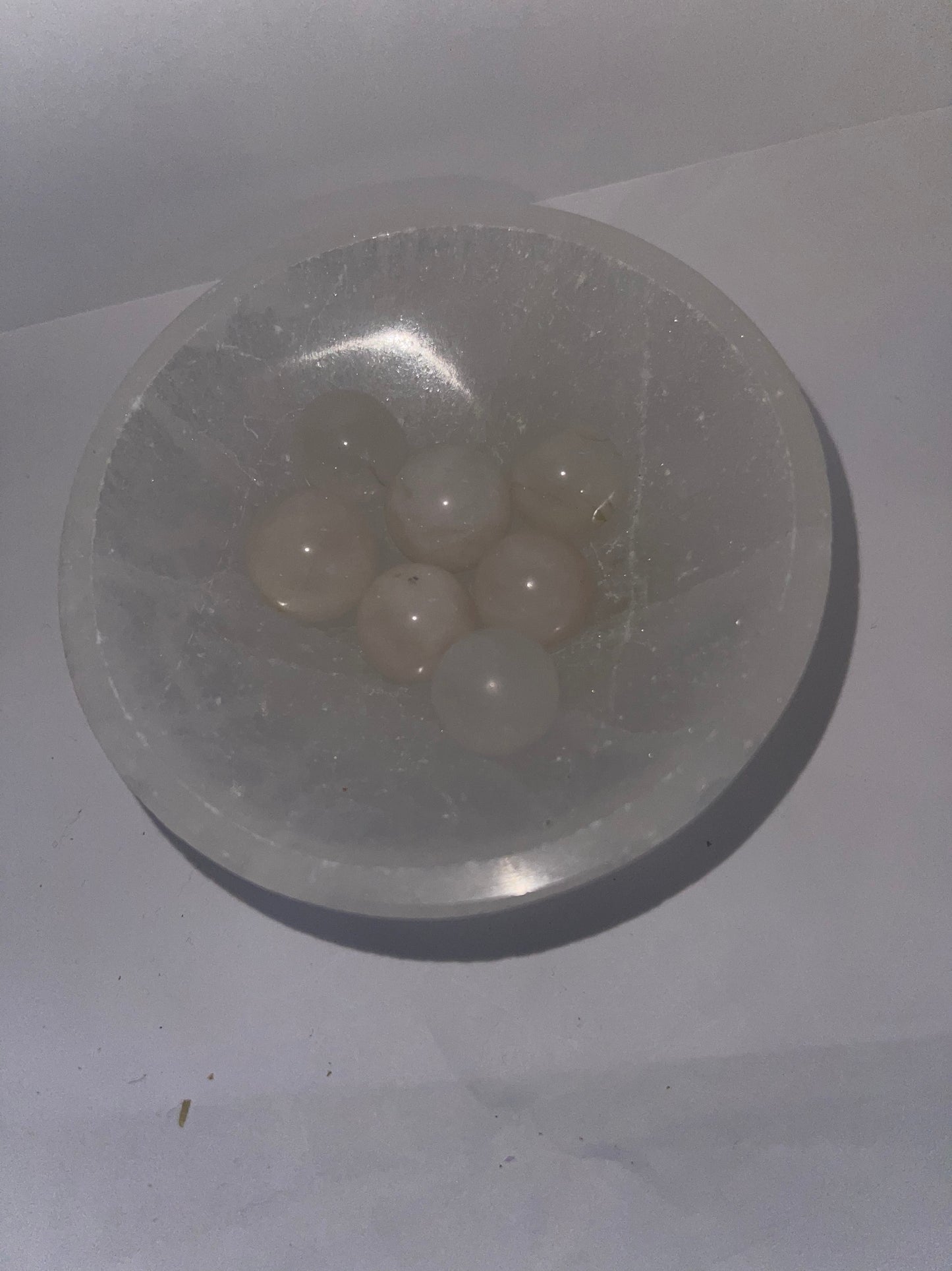 Mini white clearish quartz