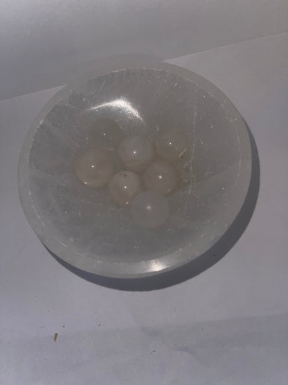 Mini white clearish quartz