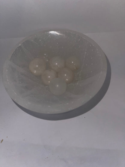 Mini white clearish quartz