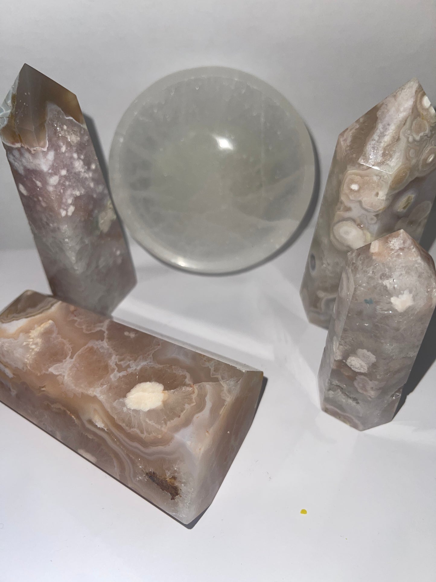 Pink agate tower big