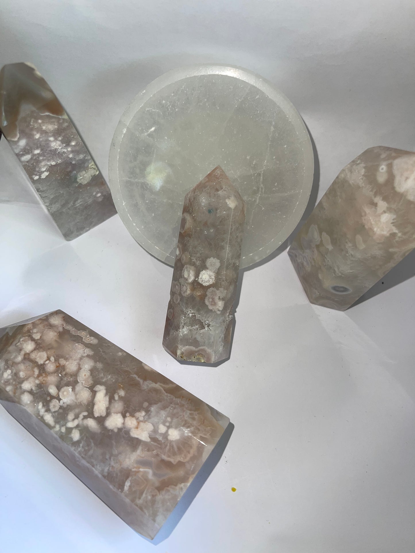 Pink agate tower big