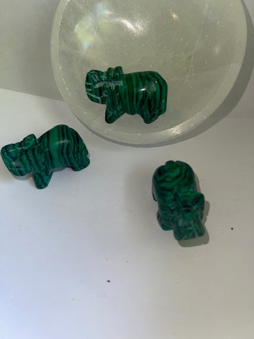 malachite jasper elephants